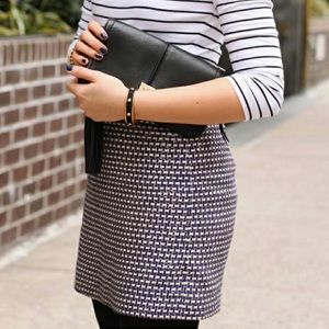 J crew tweed skirt